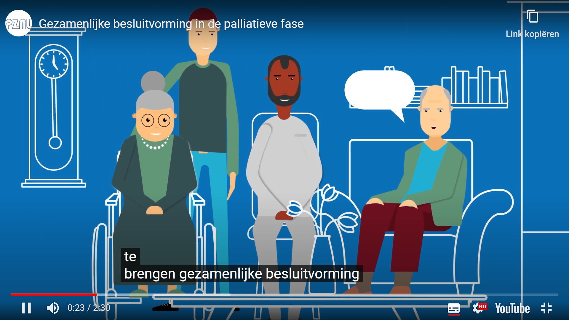 6 Animaties over de essenties van het Kwaliteitskader palliatieve zorg